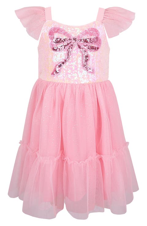 Kids' Sequin Bow Dress (Little Kid)