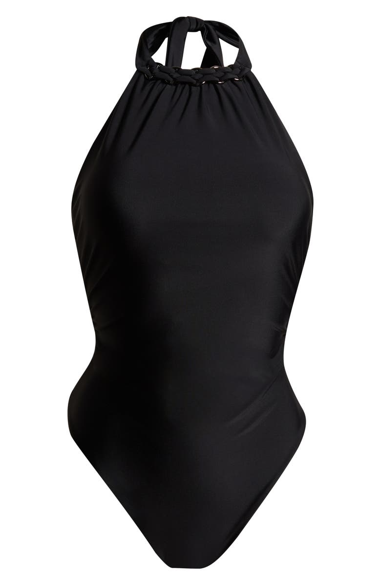 Ramy Brook Jasmyne One-Piece Swimsuit, Alternate, color, Black
