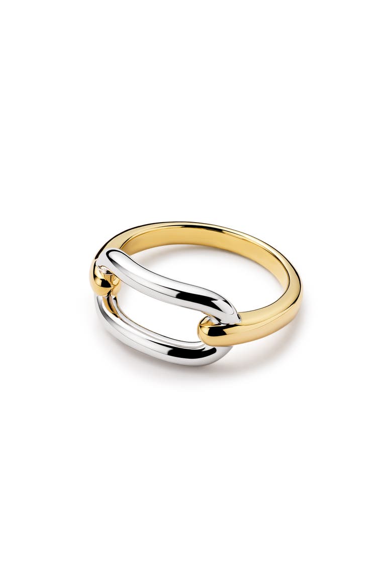Blake Two-Tone Ring, Alternate, color, GOLD / SILVER