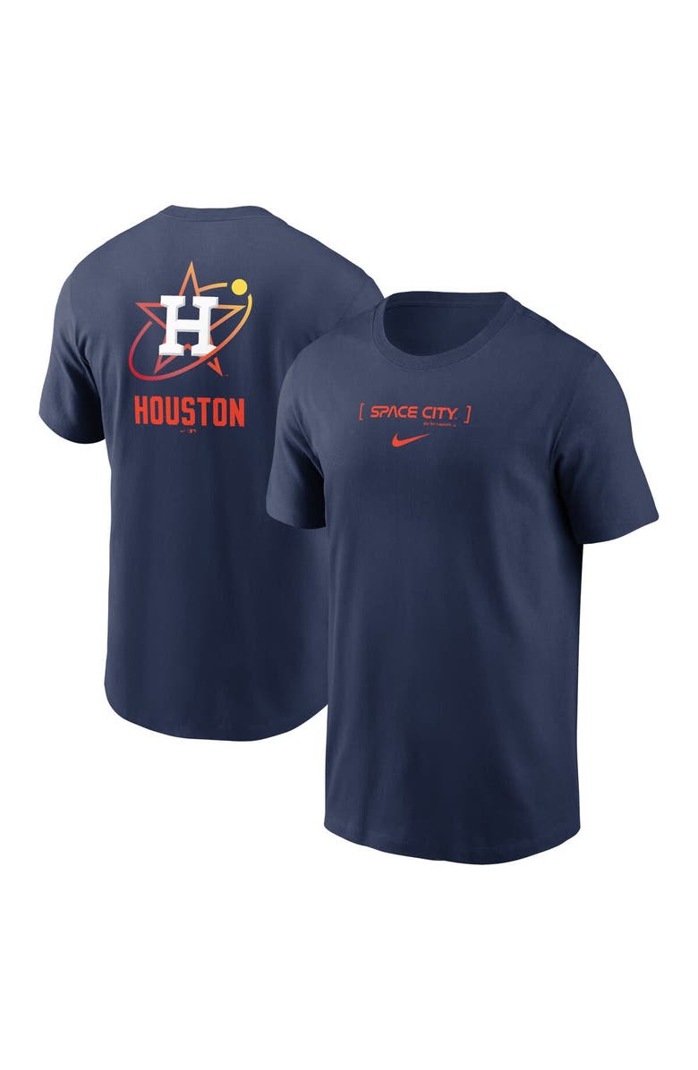 Nike Men's Nike Navy Houston Astros City Connect 2-Hit T-Shirt, Main, color, 