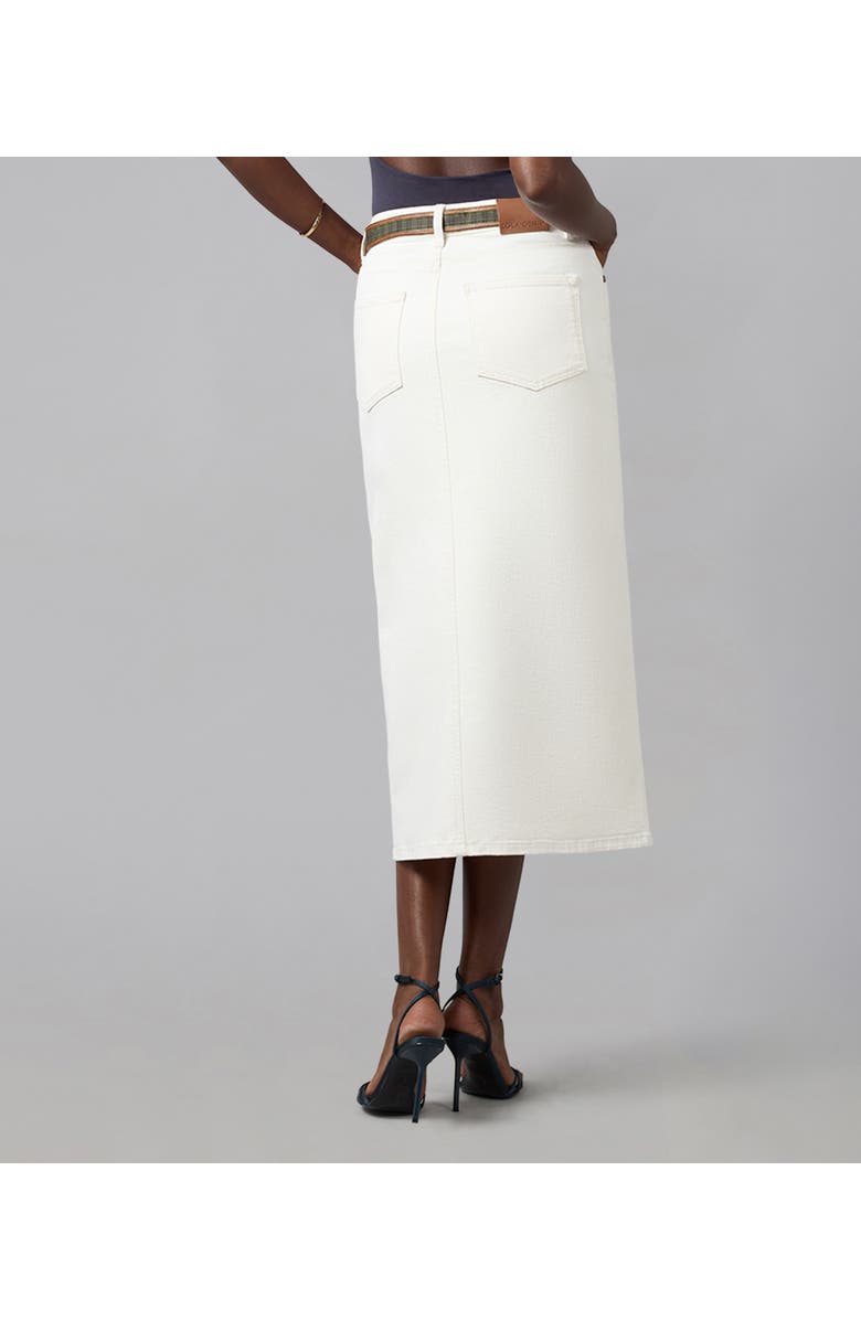 Lola Denim Halston High Rise Maxi Skirt, Alternate, color, Raw