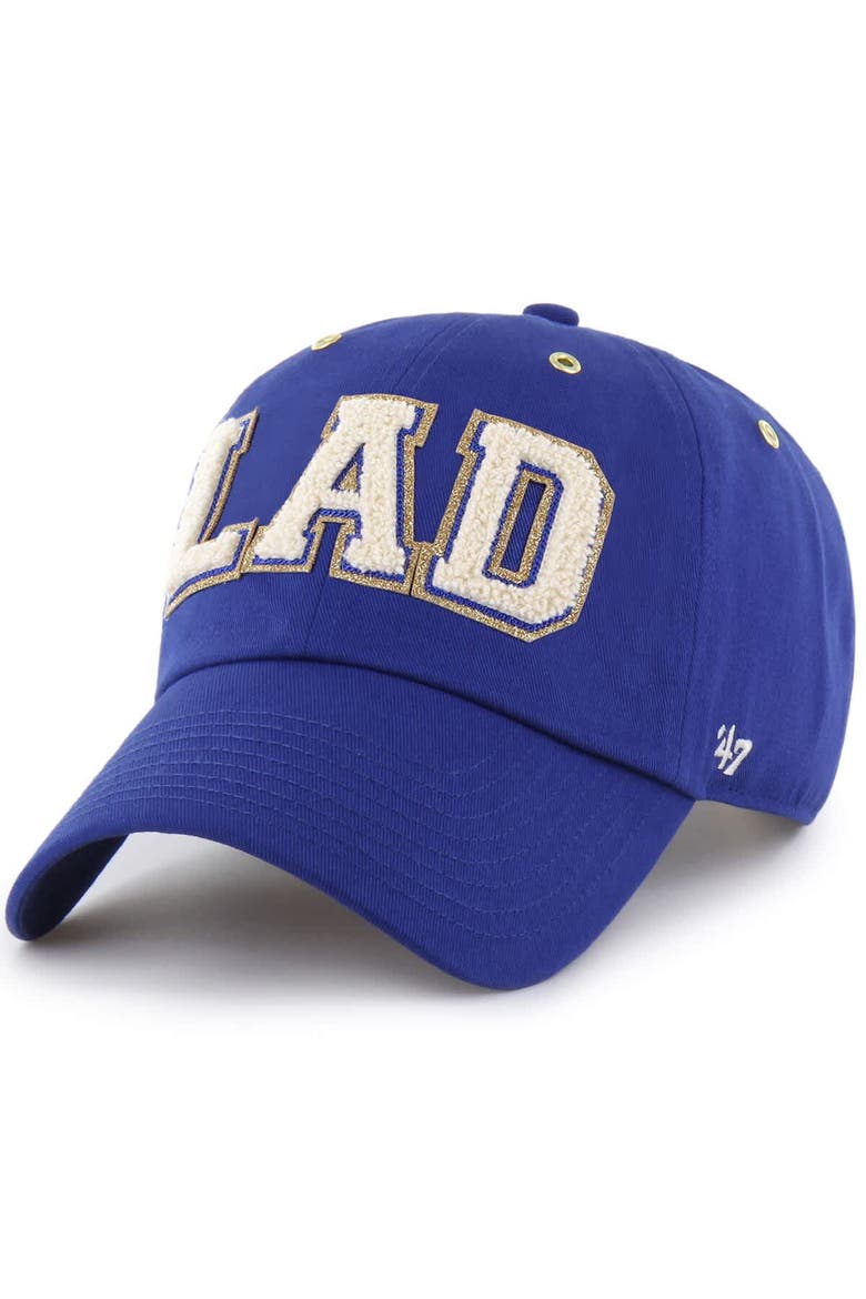 Men's '47 x Stoney Clover Lane Royal Los Angeles Dodgers Acro Charm Clean Up Adjustable Hat, Alternate, color, Royal