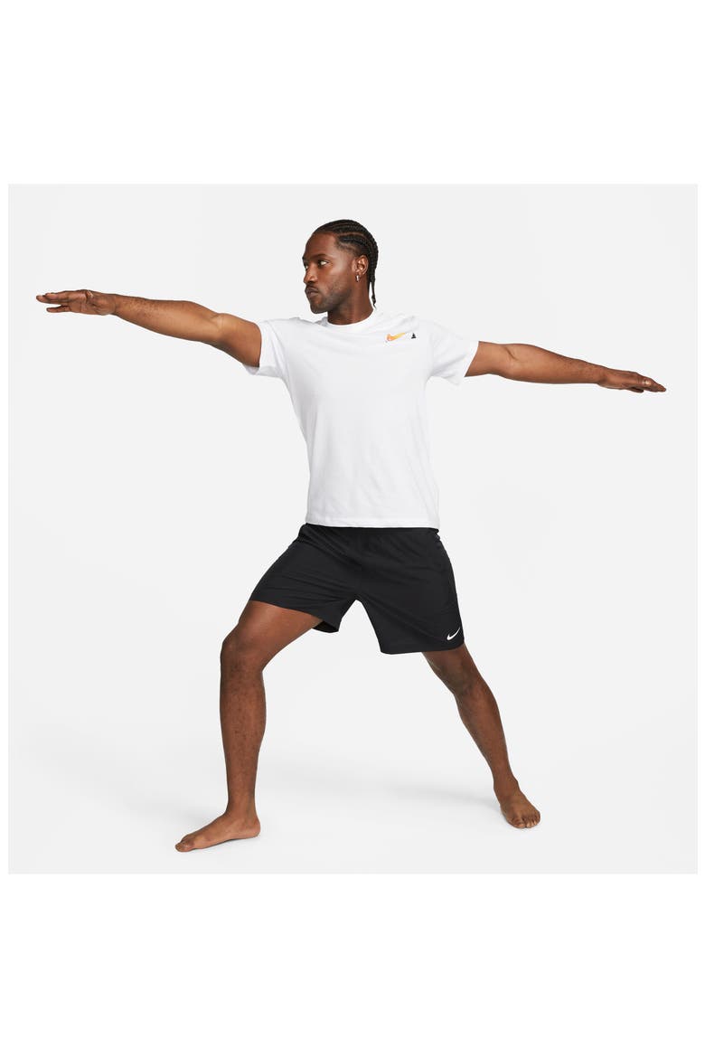 Dri-FIT Form 7-Inch Athletic Shorts, Alternate, color, 010 BLACK/WHITE