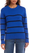 Karen Kane Stripe Crewneck Sweater