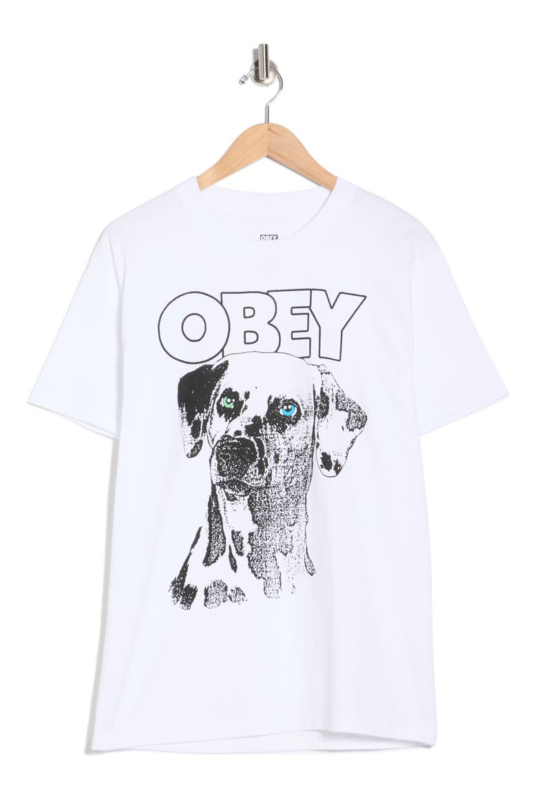 Logo Dalmatian Graphic T-Shirt, Alternate, color, WHITE
