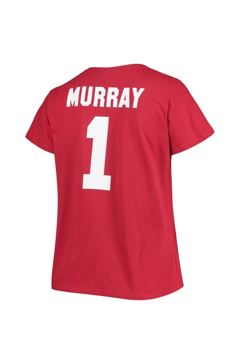 Women's Fanatics Branded Kyler Murray Cardinal Arizona Cardinals Plus Size Name & Number V-Neck T-Shirt, Alternate, color, Cardinal