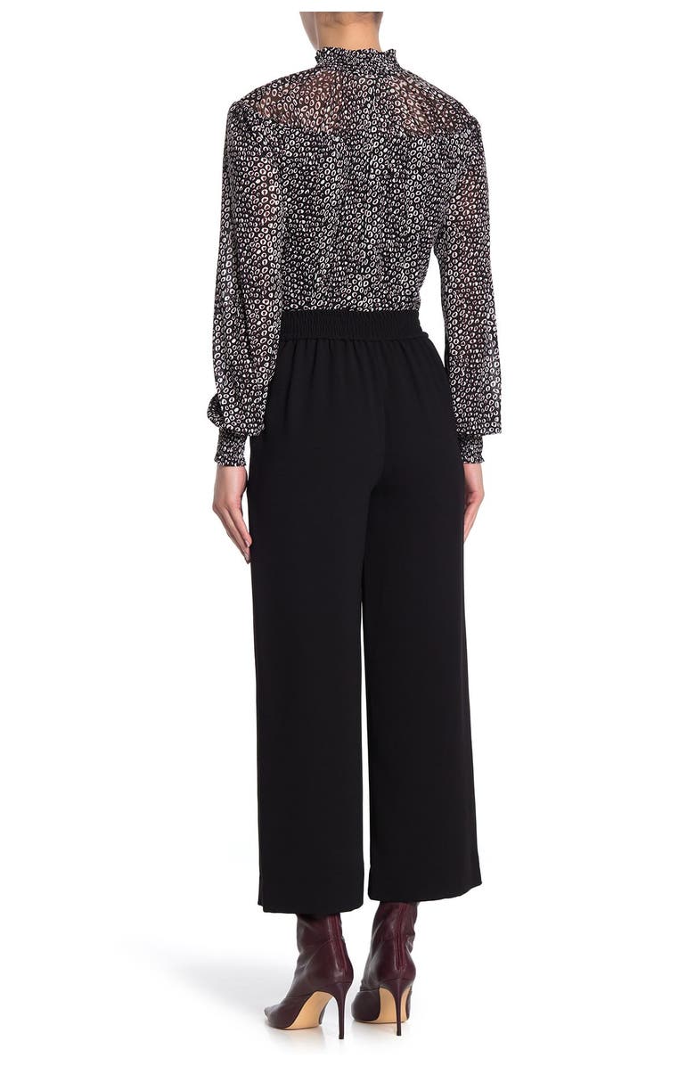 Diane von Furstenberg Soleil Asymmetric Wide Leg Pants, Main, color, 
