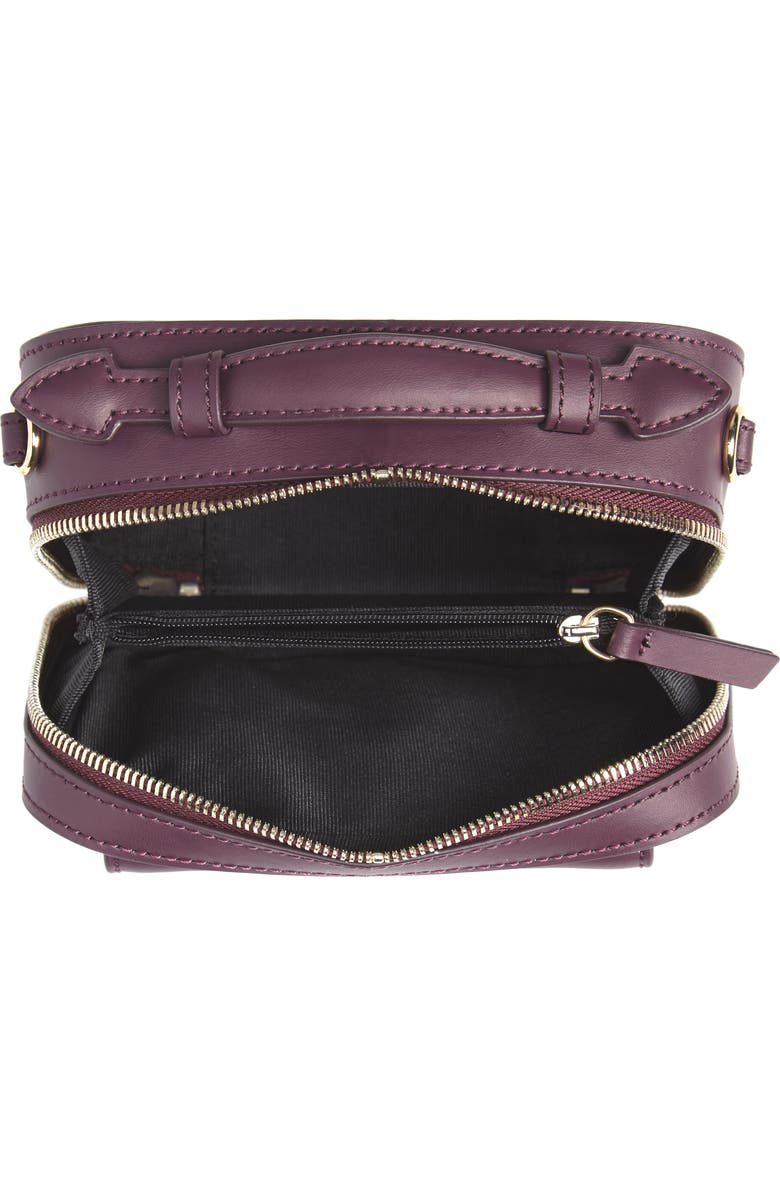 ZAC Zac Posen Earthette Small Box Leather Crossbody Bag, Alternate, color,