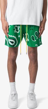 mnml Paisley Jacquard Knit Shorts