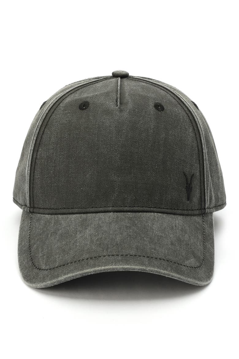 Ramskull Baseball Cap, Alternate, color, WASHED BLACK