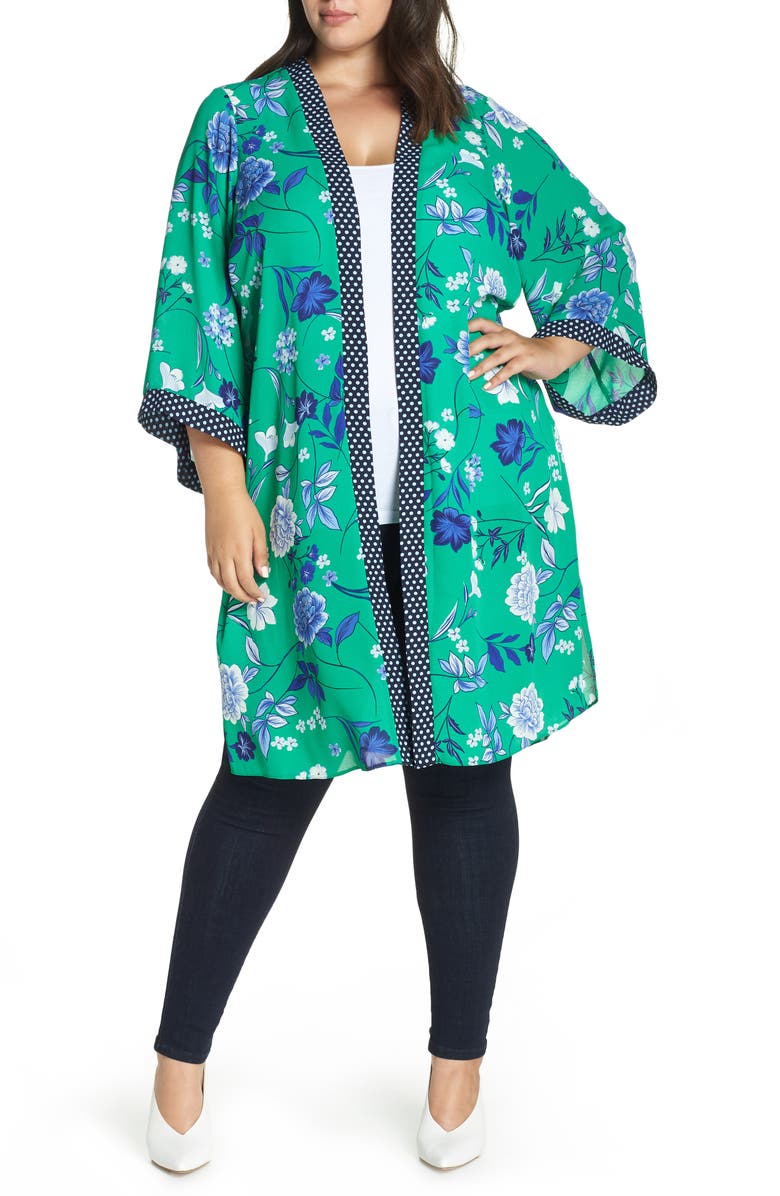 Evans Pattern Mix Kimono, Main, color, 