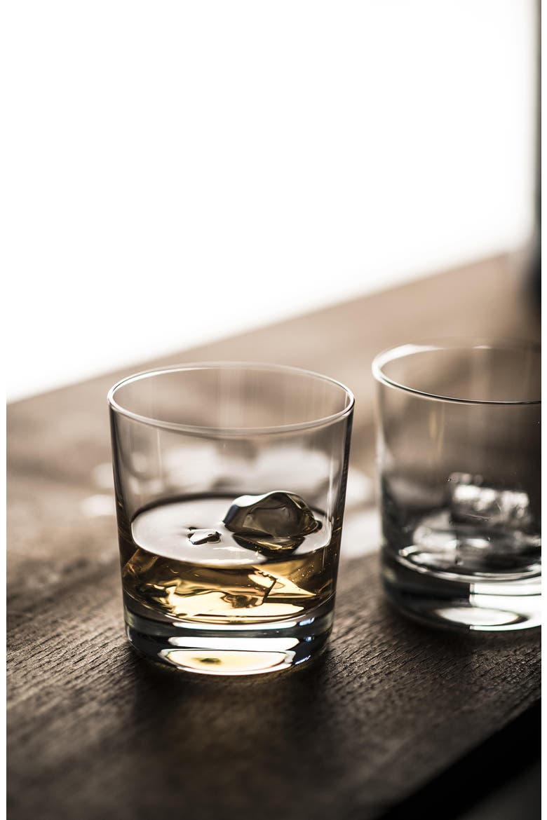 Basic Bar Set of 6 Whiskey Cocktail Glasses, Alternate, color, CLEAR