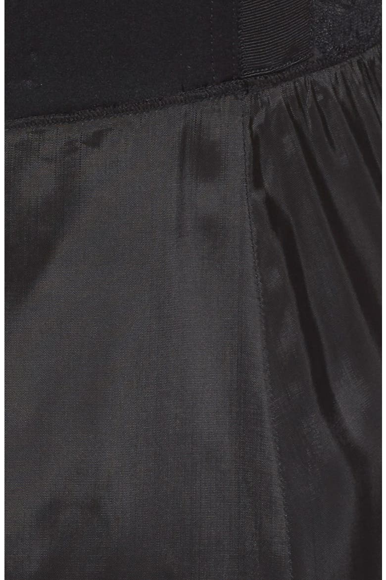 Lace Trim Slipdress, Alternate, color, BLACK
