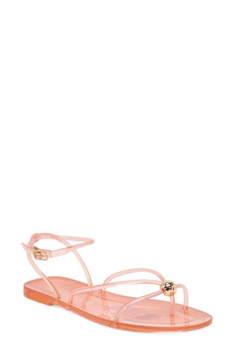 Kenley Ankle Strap Jelly Sandal (Women)