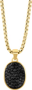 EFFY Pavé Black Spinel Pendant Necklace