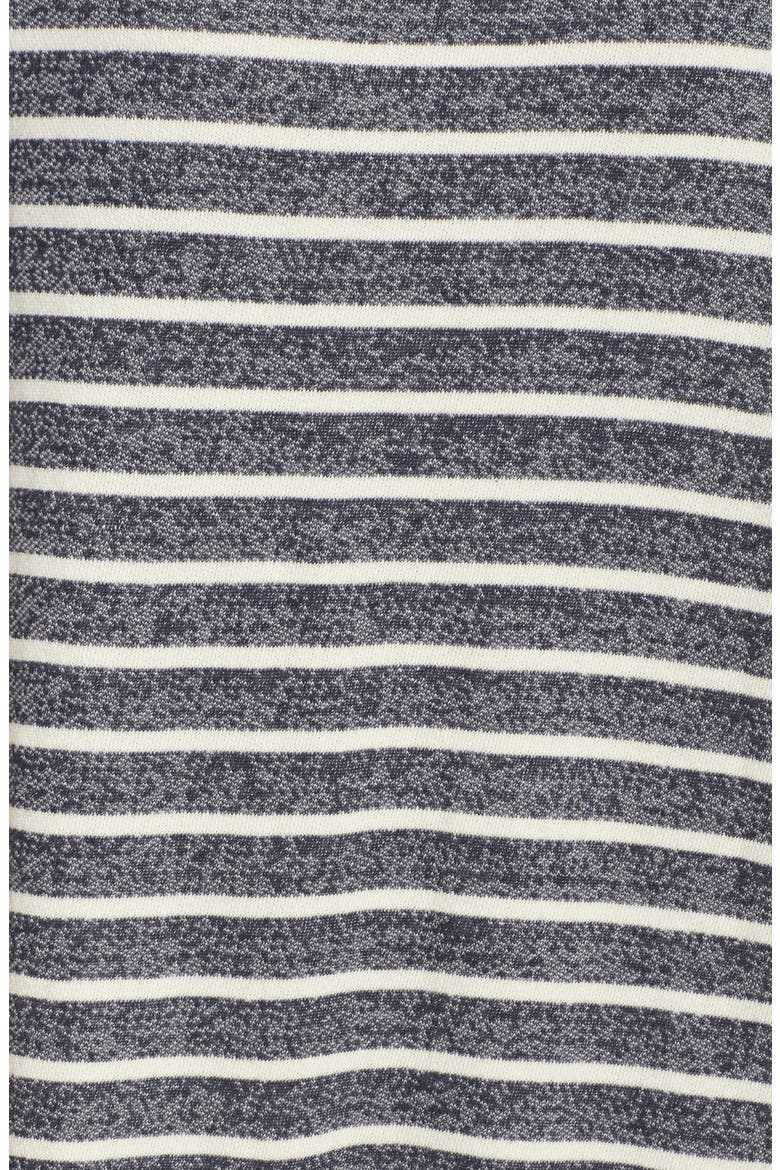 Normandy Stripe T-Shirt Dress, Alternate, color, INDIGO/ BRULE