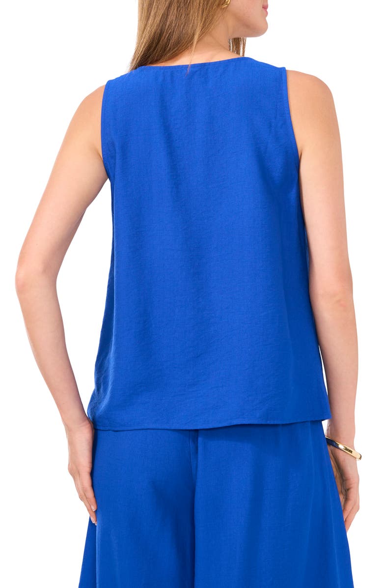 Vince Camuto V-Neck Bow Strap Tank, Alternate, color, 