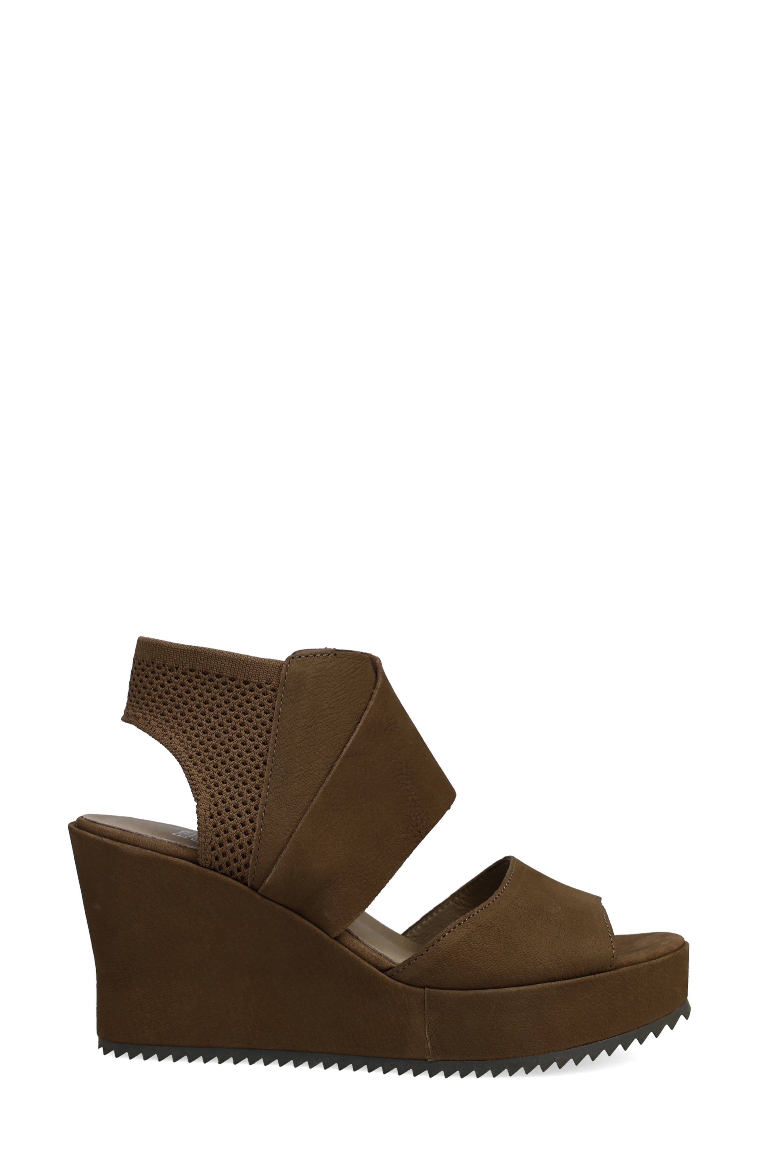 Eileen Fisher Lio Wedge Sandal, Alternate, color, Antelope