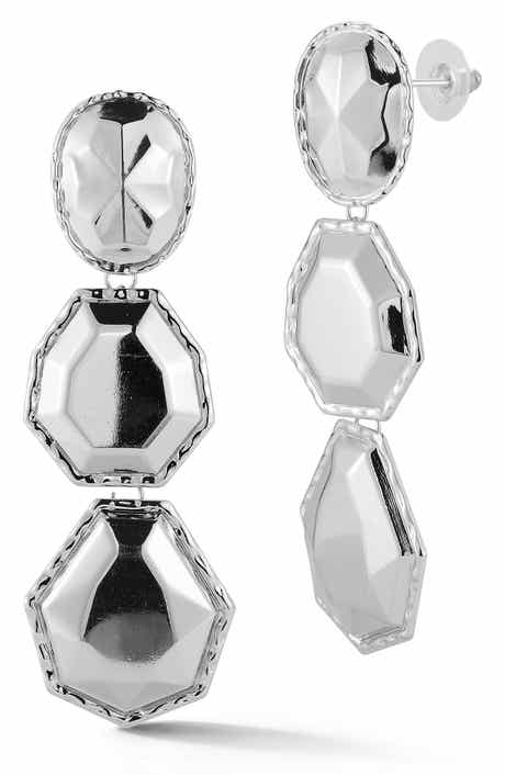 Geometric Drop Earrings