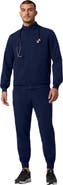 JAANUU Wolfe Men's 6-Pocket Classic Scrub Jacket