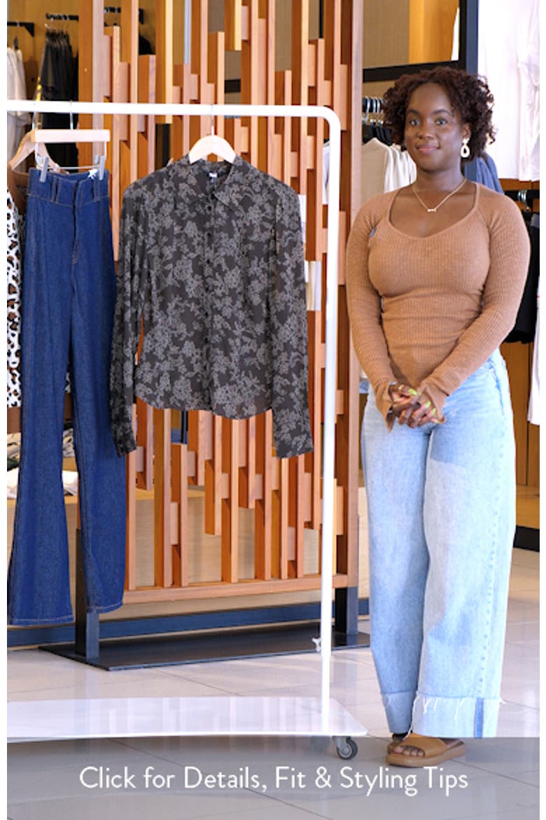 Desano Floral Lace Shirt video