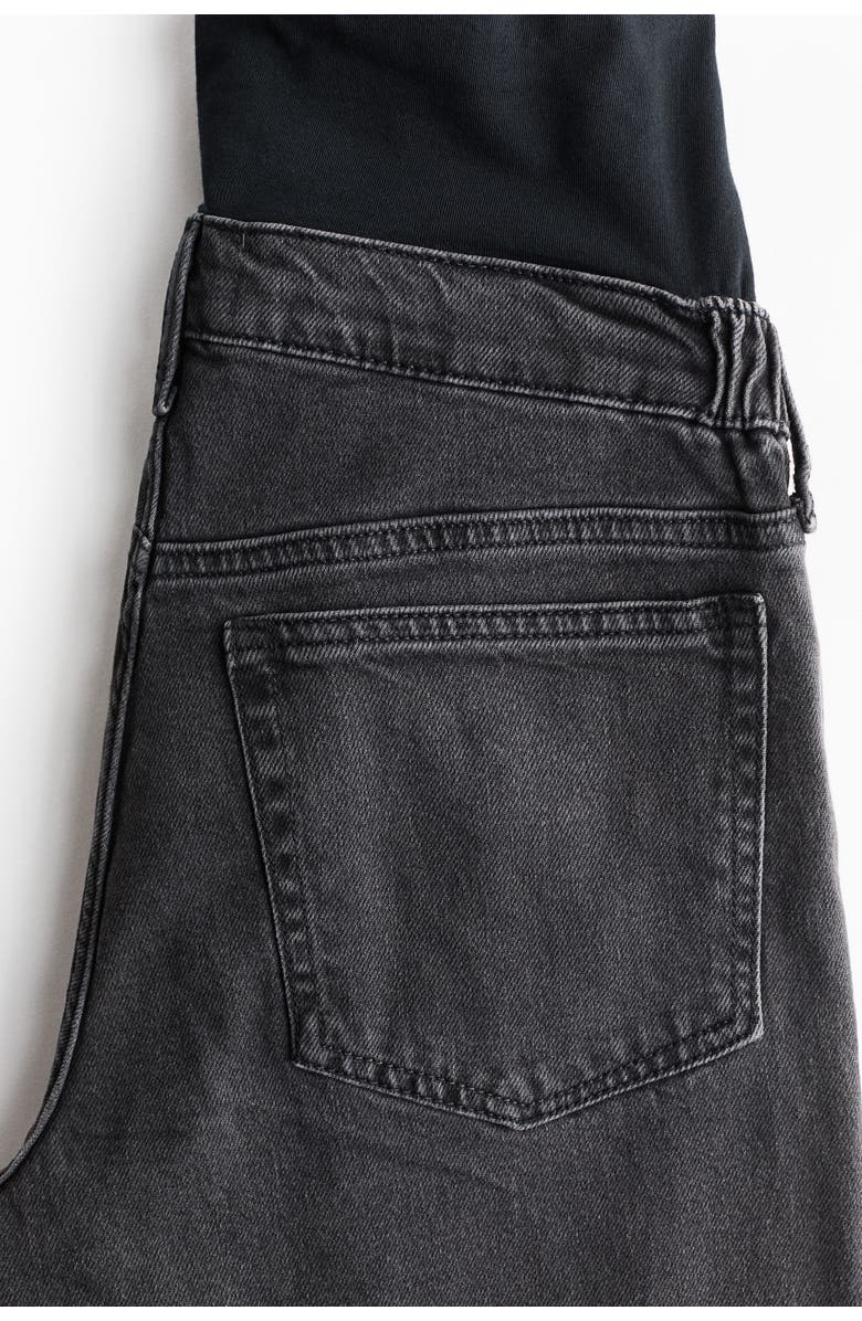 H&M Mama Straight Jeans, Alternate, color, Dark Denim Gray