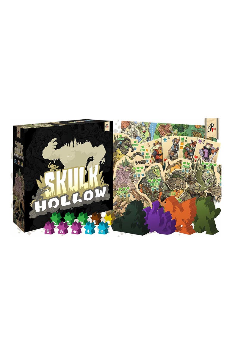 Pencil First Games, LLC Skulk Hollow Board Game, 2 Players, Alternate, color, Multicolored