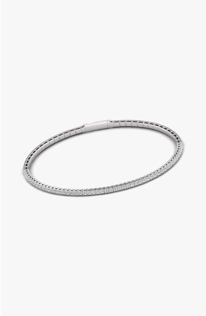 SEREIA OFFICIAL 14K Gold Lab Diamonds 3 Carats Diana Bracelet, Main, color, White Gold