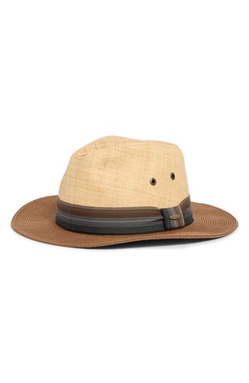 Scala Braided Raffia Safari Hat