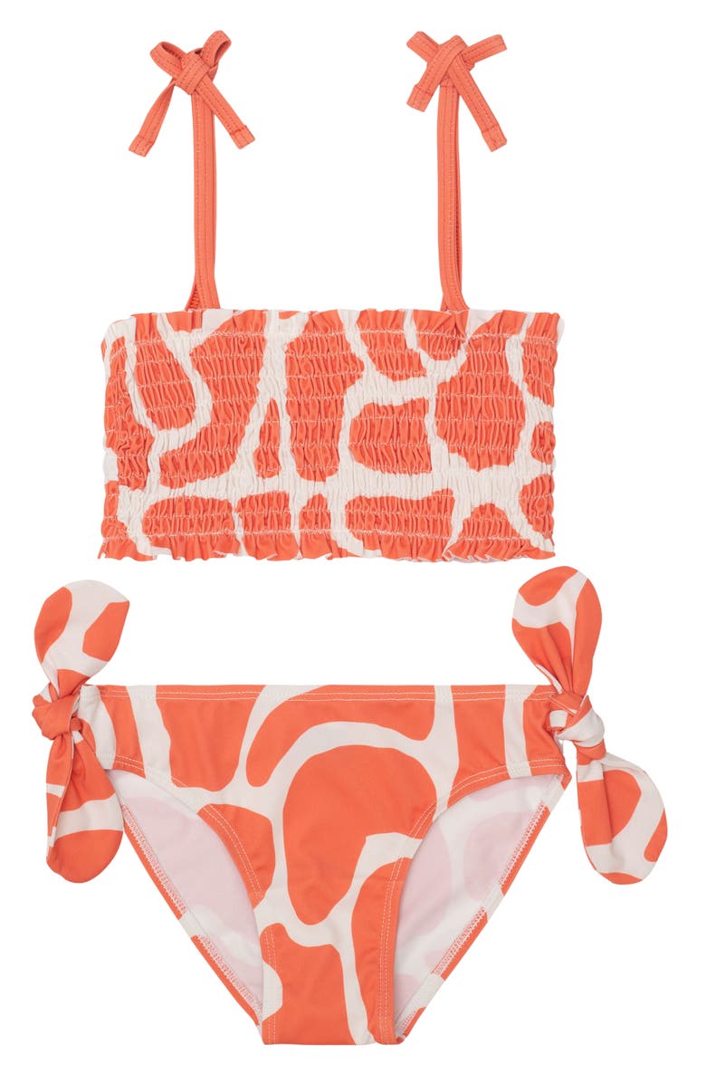 Mon Coeur Kids' Spotted Giraffe Two-Piece Bikini, Main, color, 