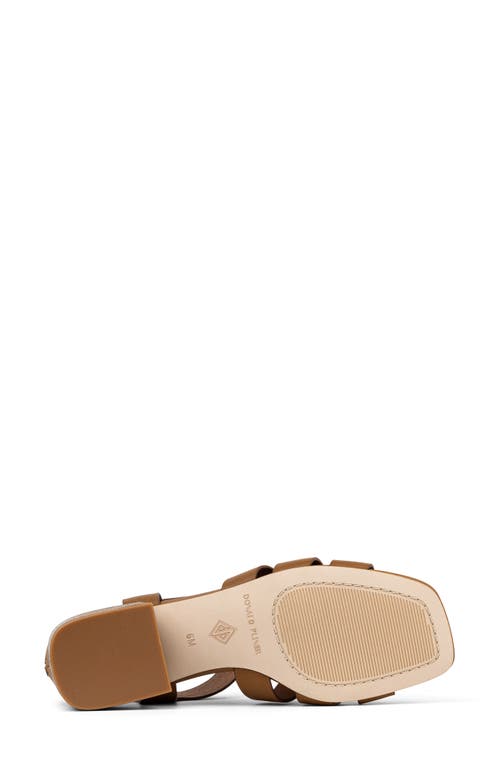 Shop Donald Pliner Falesia Block Heel Fisherman Sandal In Saddle