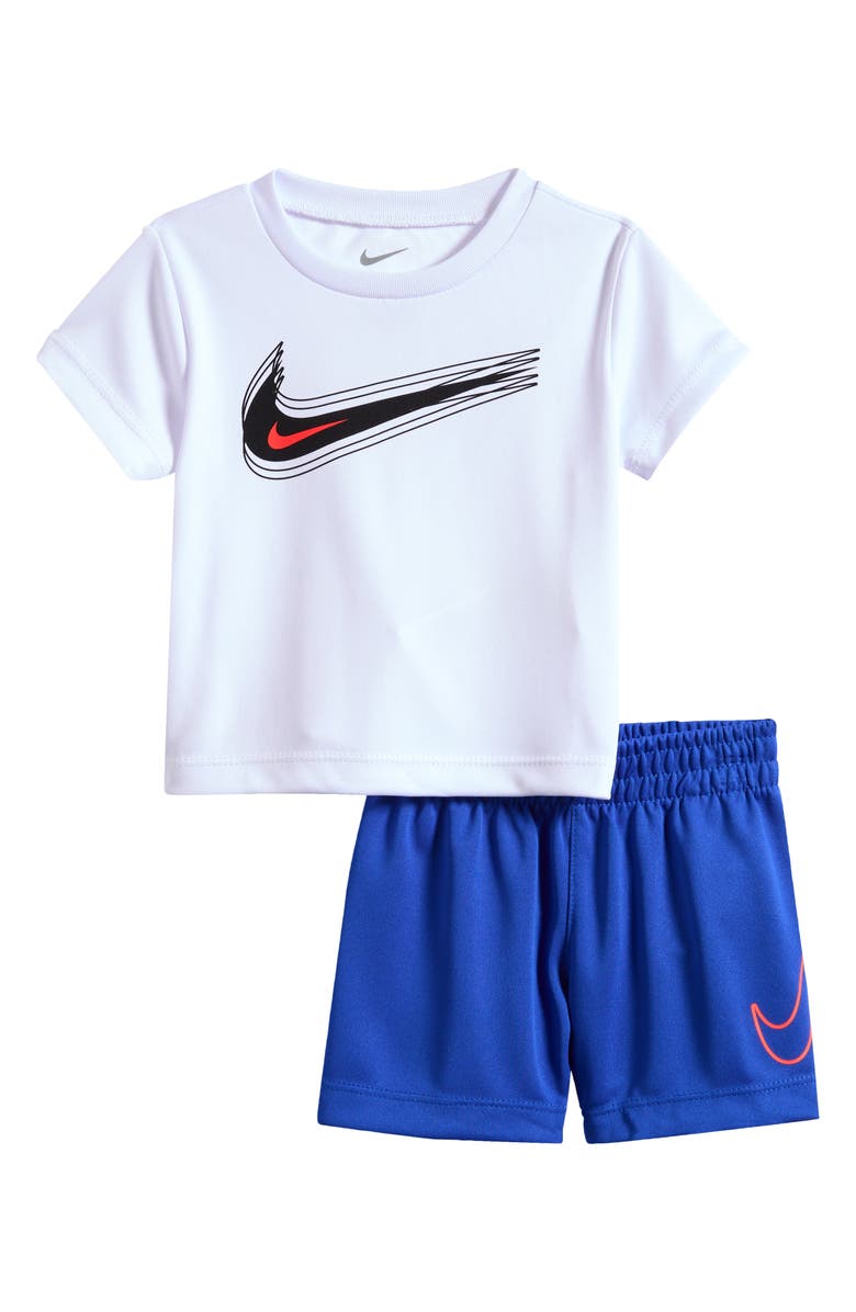 Nike NKB Value Tee & Shorts 2-Piece Set, Main, color, Hyper Royal