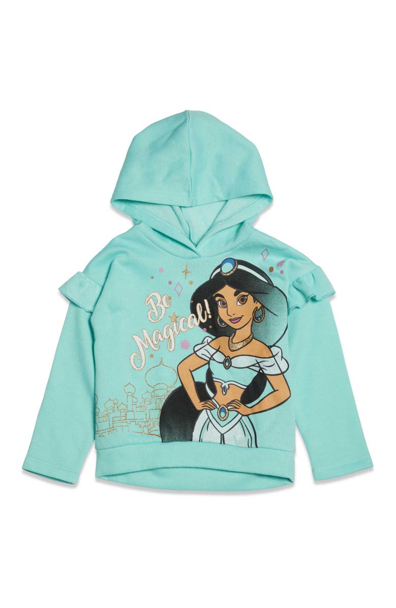 Disney Princess Hoodie & Leggings Set, Alternate, color, Princess Jasmine Blue Blue