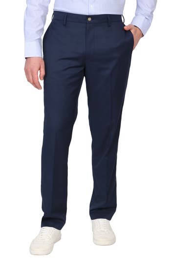 Tailorbyrd Tailored Performance Stretch Pants In Midnight Sky