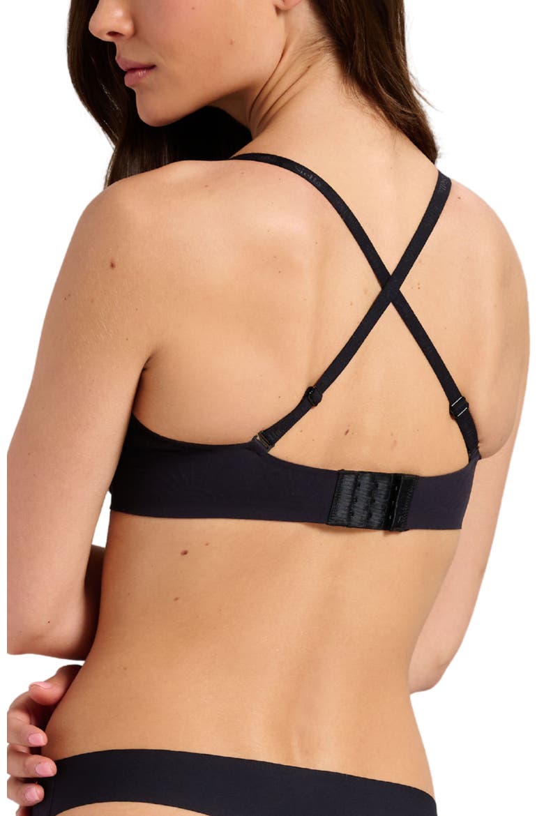 No-Show T-Shirt Foam Bra, Alternate, color, Black
