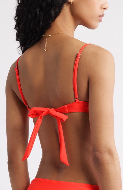 Bp. Seamed Underwire Bikini Top In Red