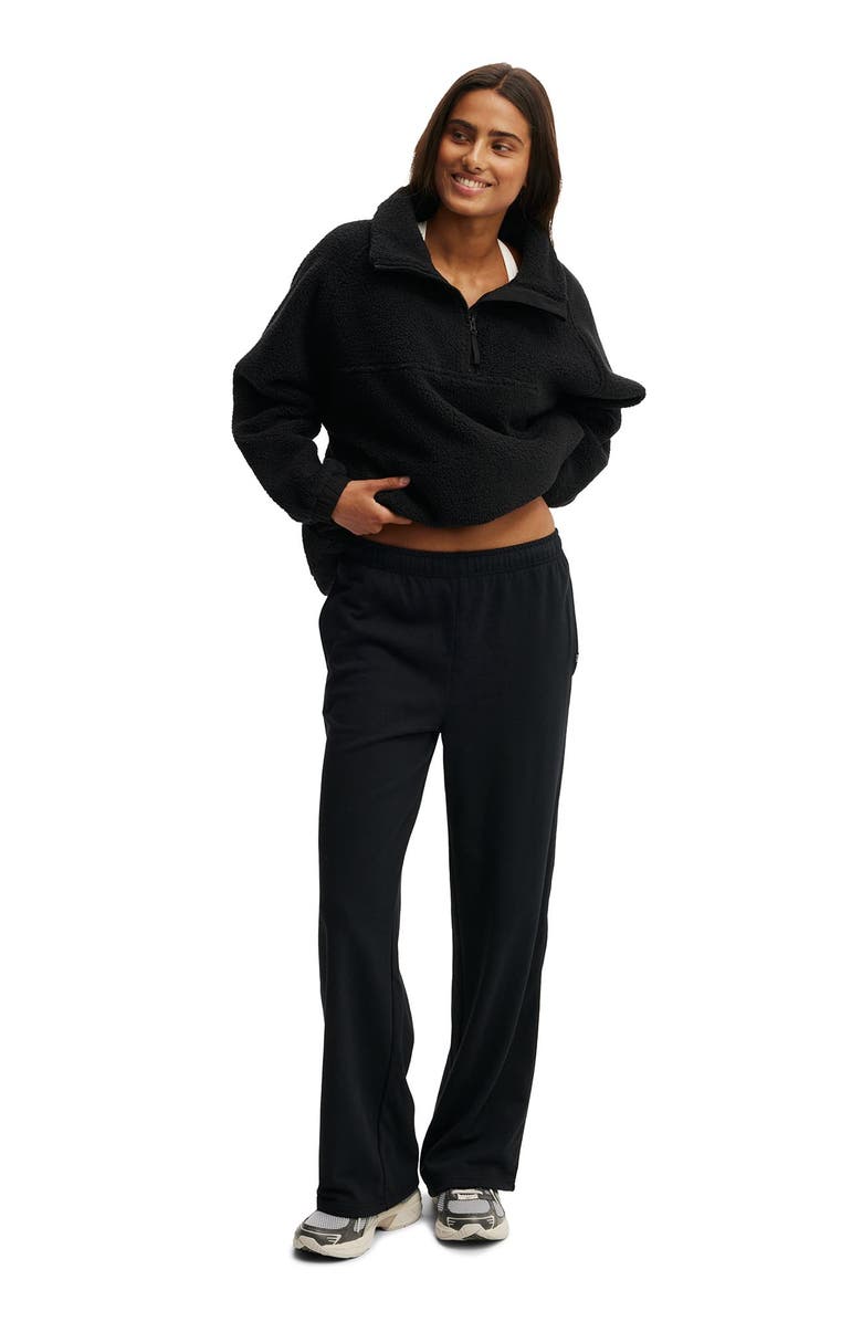 COTTON ON BODY Women's Active Balance Half Zip Soft Fleece Pullover Jacket, Alternate, color,