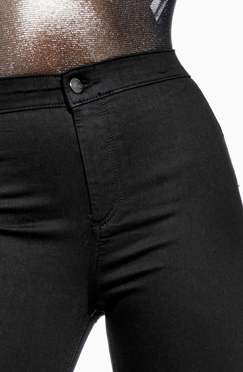 Topshop Joni High Waist V-Hem Crop Jeans, Alternate, color, 