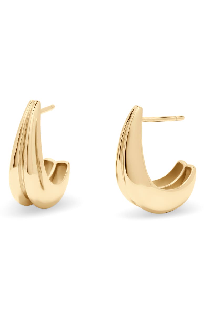 Brook and York Thea Hoop Earrings, Main, color, Gold