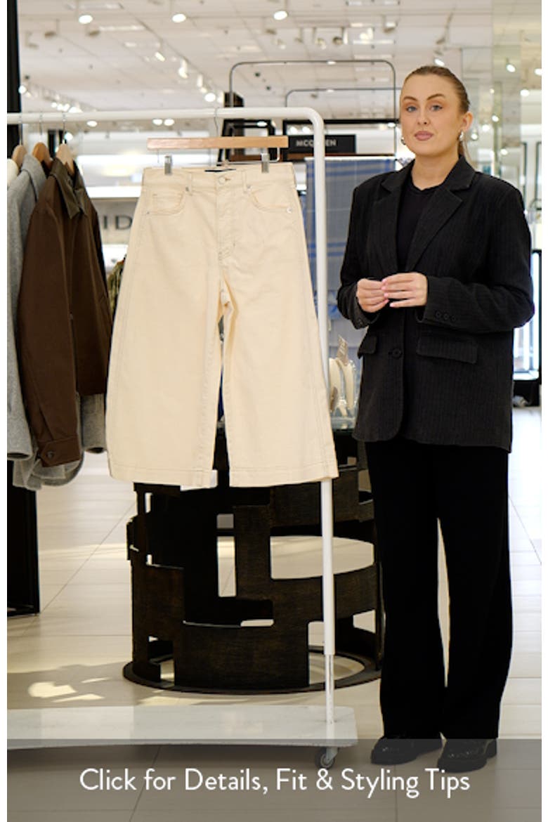Marlowe High Waist Culotte Jeans video
