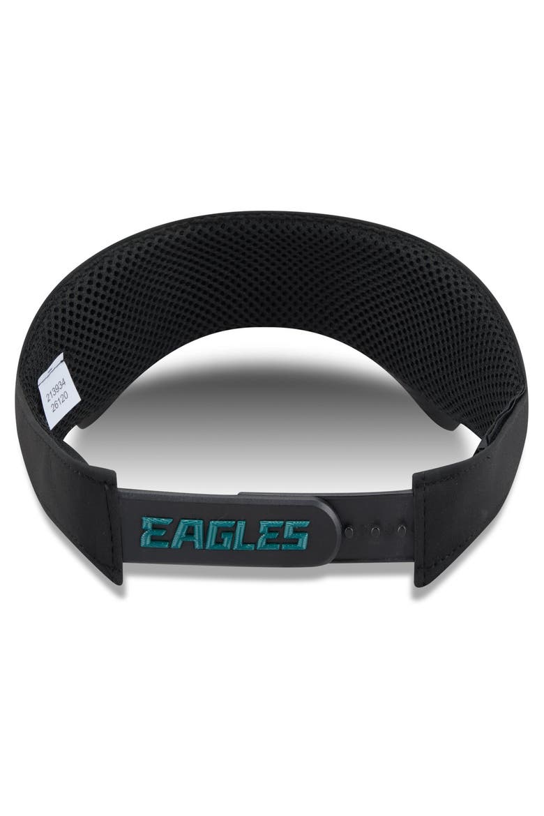 Men's New Era Black Philadelphia Eagles 2026 Sideline Adjustable Visor, Alternate, color, Black