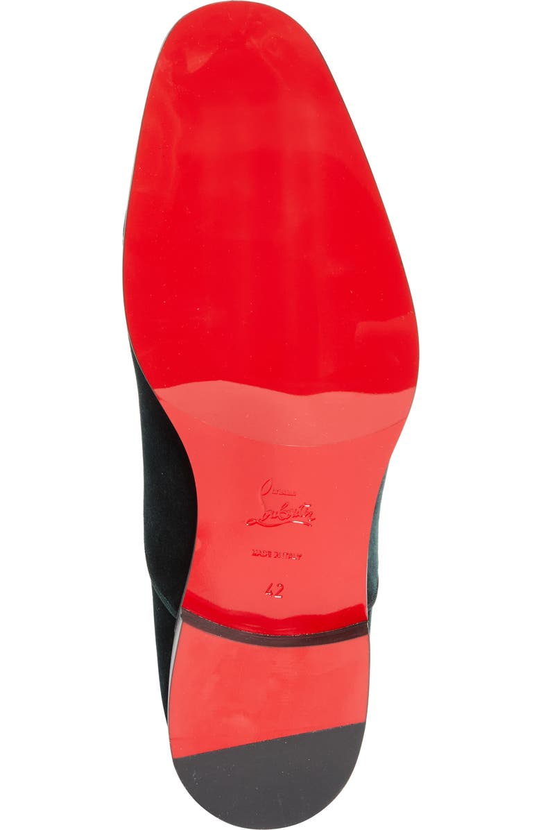 Christian Louboutin Alpha Male II Cap Toe Slip-On, Alternate, color, Agave