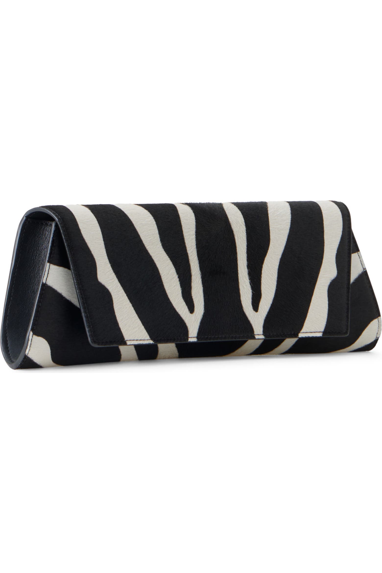 Small Anouk Animal Stripe Genuine Calf Hair East/West Clutch (Women ...