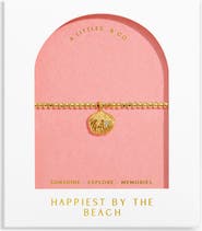 A Littles & Co. Dolce Vita 'Happiest By The Beach' Bracelet