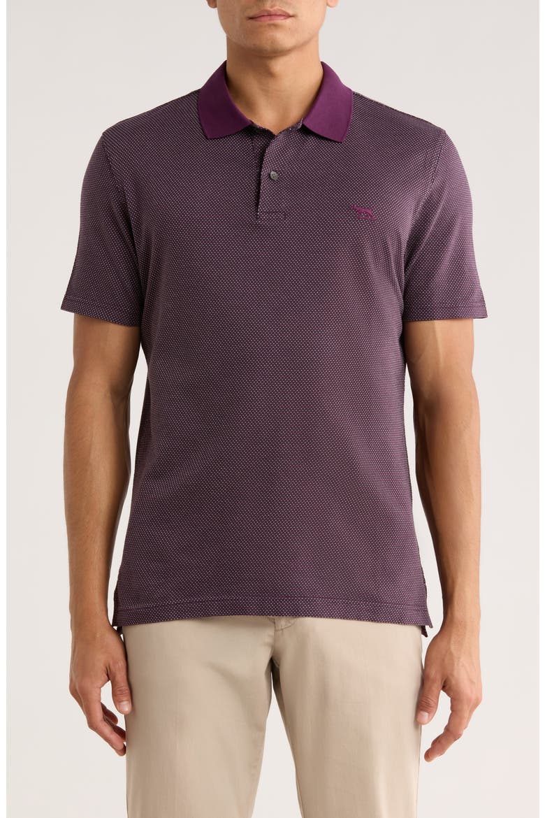Redwood Pass Cotton Polo, Main, color, SHIRAZ