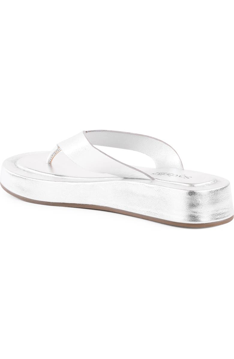 Seychelles Nautical Flip Flop, Alternate, color, Silver
