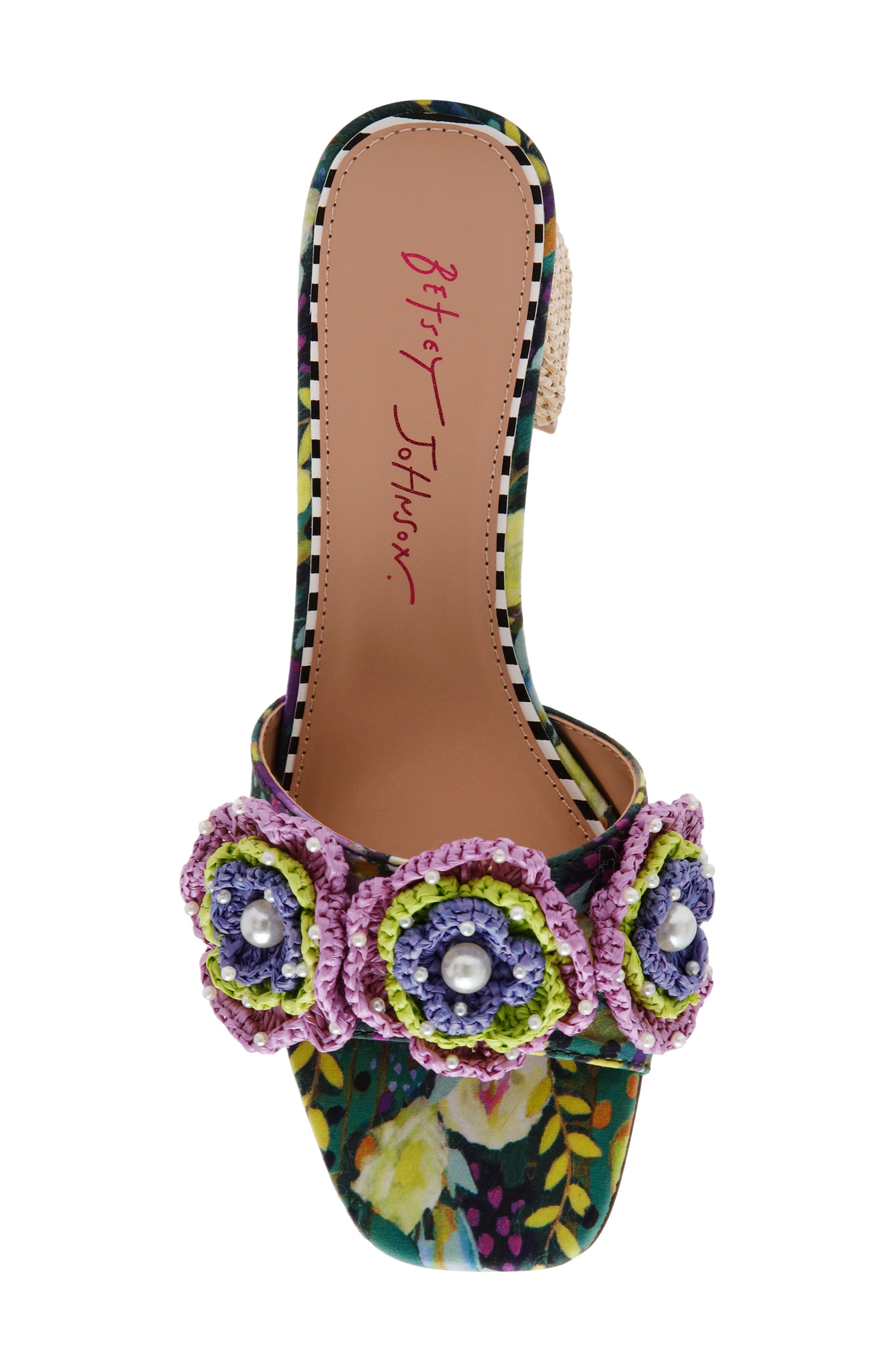 Betsey Johnson Dietrich Slide Sandal, Alternate, color, 