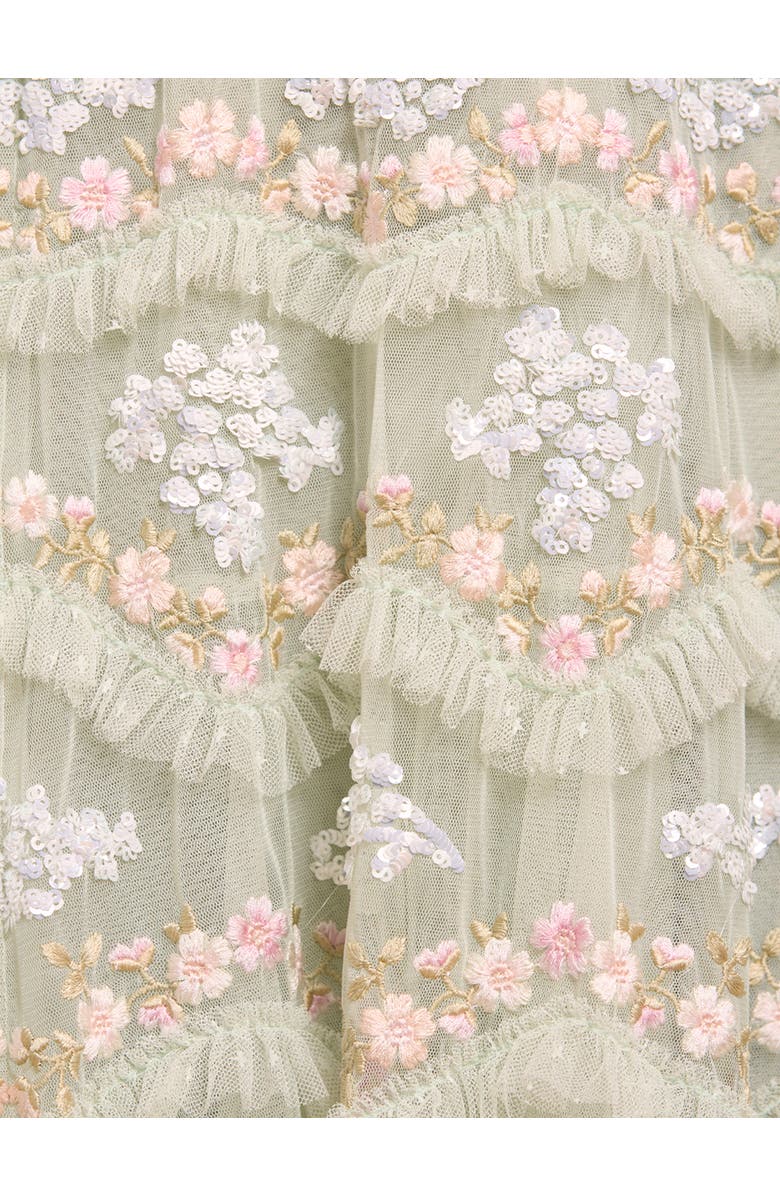 Needle & Thread Daisy Wave Ankle Gown, Alternate, color, Mist