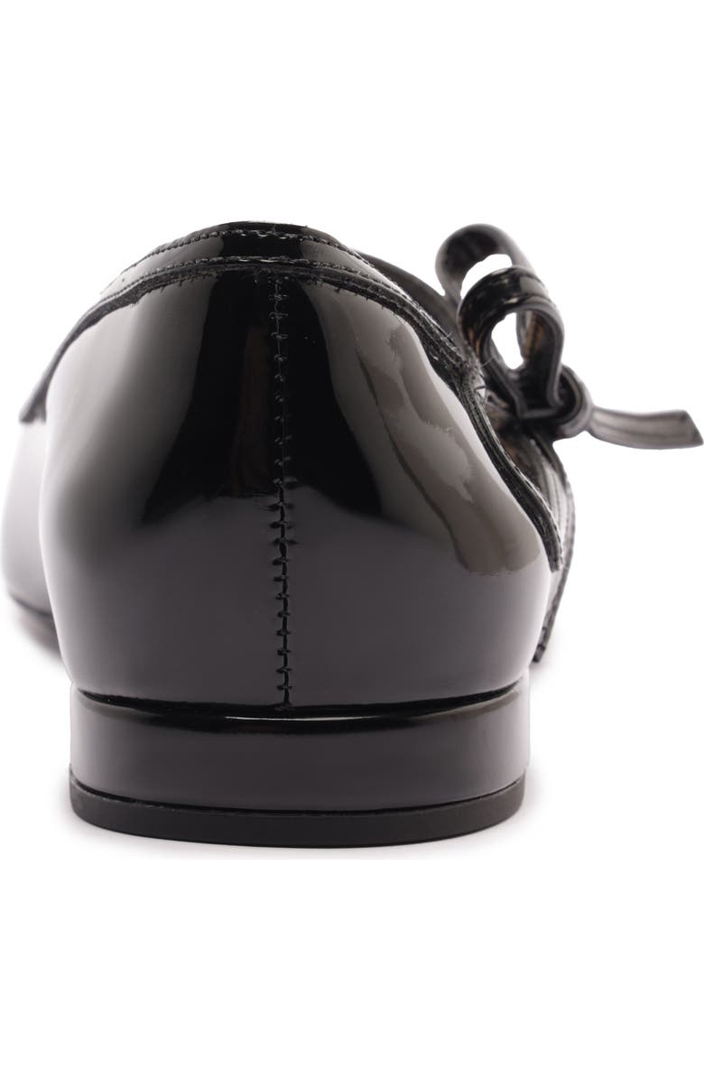 Arezzo Tessa Pointed Toe Flat, Alternate, color, Black