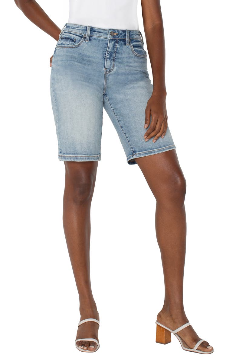 Liverpool Los Angeles Jort High Waist Denim Shorts, Main, color, 